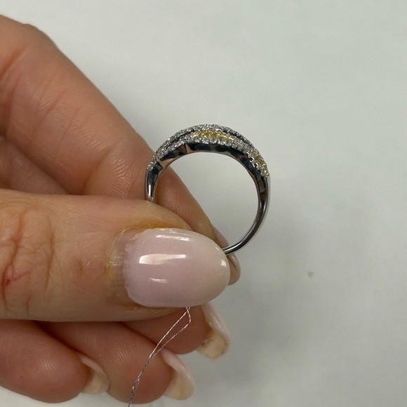 Suzy Levian Sterling Silver Multicolor CZ Ring Size NWT - Picture 6 of 8